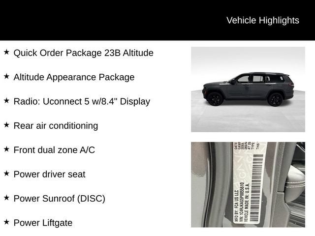 2023 Jeep Grand Cherokee L Altitude 4x4