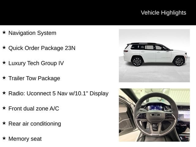 2024 Jeep Grand Cherokee L Overland 4x4