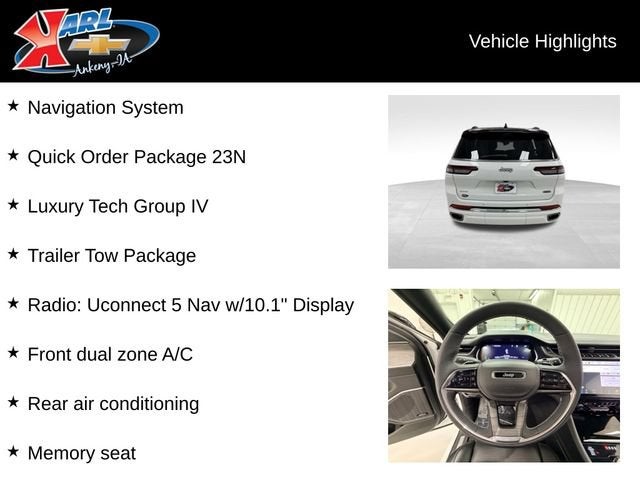 2024 Jeep Grand Cherokee L Overland 4x4