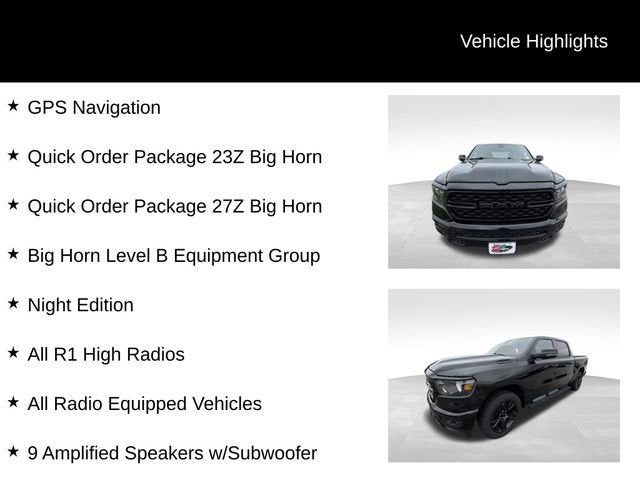 2024 RAM 1500 Big Horn Crew Cab 4x4 5'7" Box