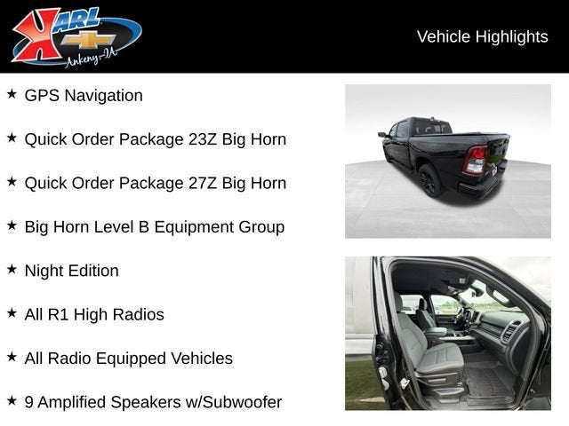 2024 RAM 1500 Big Horn Crew Cab 4x4 5'7" Box