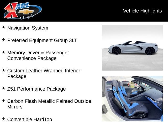2022 Chevrolet Corvette Stingray 3LT