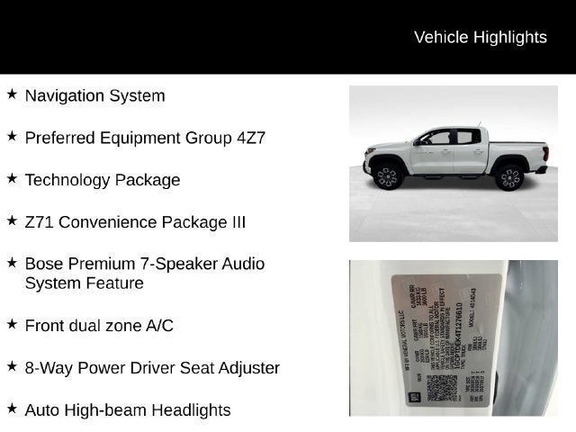 2026 Chevrolet Colorado Z71
