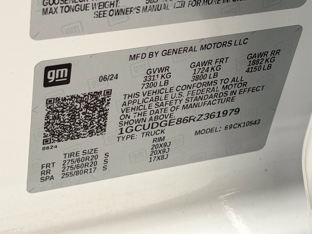 2024 Chevrolet Silverado 1500 LTZ