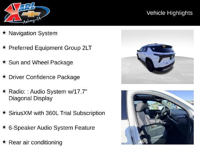 2025 Chevrolet Traverse LT