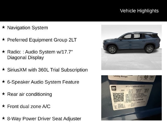 2025 Chevrolet Traverse LT