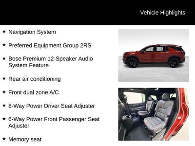 2026 Chevrolet Traverse RS
