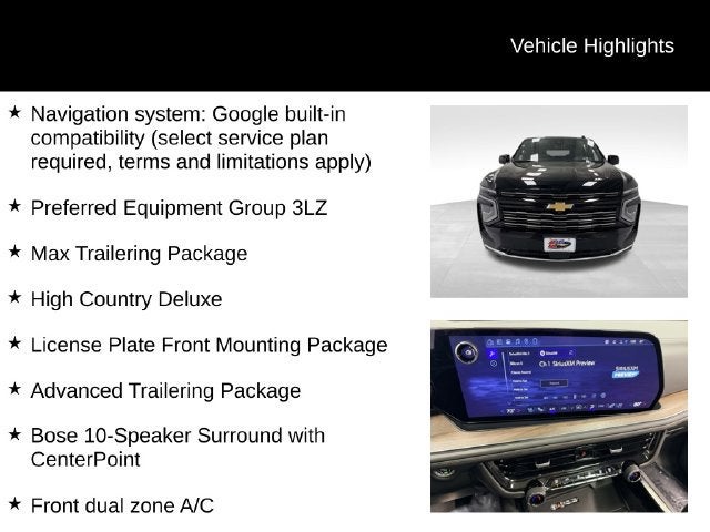 2026 Chevrolet Suburban High Country