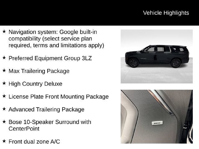 2026 Chevrolet Suburban High Country