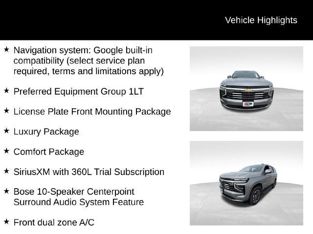 2025 Chevrolet Tahoe LT