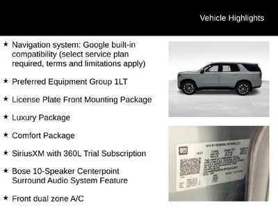 2025 Chevrolet Tahoe LT