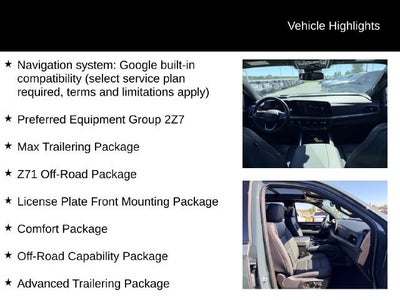 2026 Chevrolet Tahoe Z71