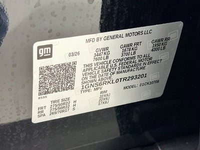2026 Chevrolet Tahoe RST