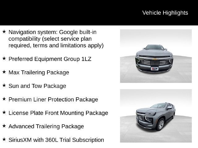 2025 Chevrolet Tahoe Premier