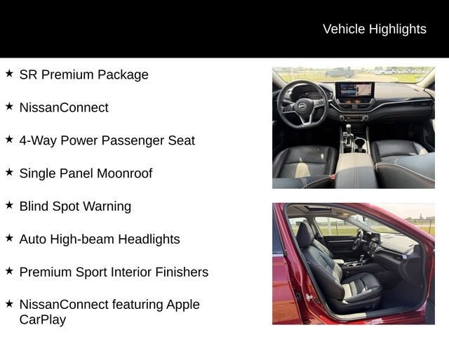 2024 Nissan Altima SR FWD