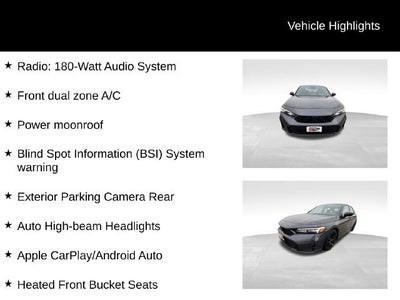 2026 Honda Civic Hybrid Sport