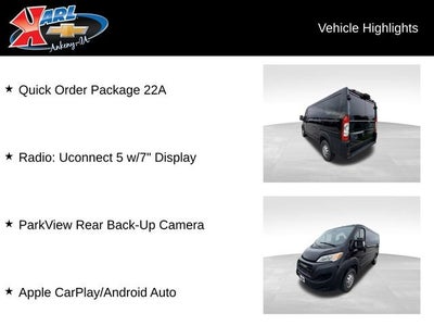 2023 RAM ProMaster 1500 Cargo Van Low Roof 136" WB