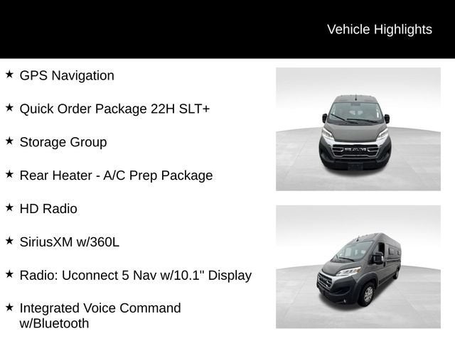 2025 RAM ProMaster Cargo Van SLT+