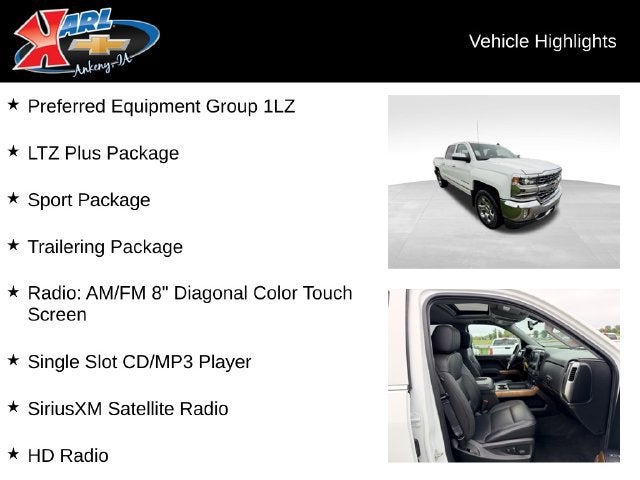 2018 Chevrolet Silverado 1500 LTZ