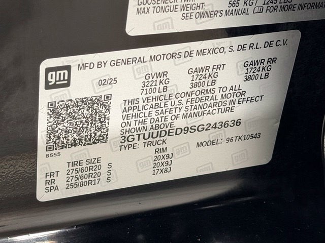 2025 GMC Sierra 1500 SLT