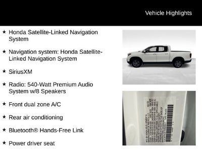 2023 Honda Ridgeline RTL-E