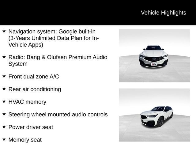 2025 Acura MDX w/A-Spec Package