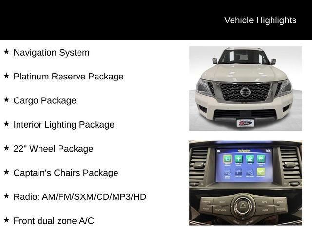 2020 Nissan Armada Platinum 4WD