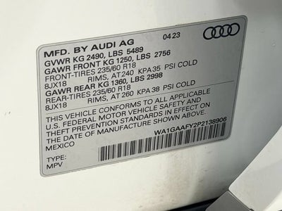 2023 Audi Q5 Premium 45 TFSI S line quattro