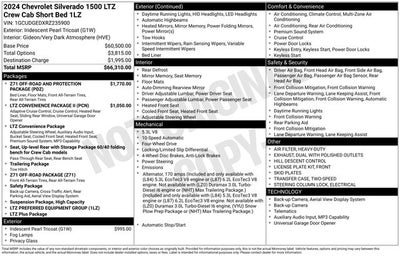 2024 Chevrolet Silverado 1500 4WD Crew Cab Short Bed LTZ
