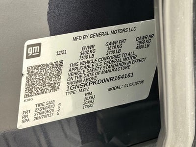 2022 Chevrolet Tahoe 4WD Z71