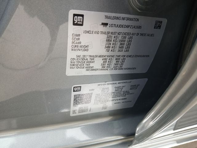 2023 GMC Sierra 1500 4WD Crew Cab Standard Box SLT