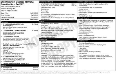 2024 Chevrolet Silverado 1500 4WD Crew Cab Short Bed LTZ