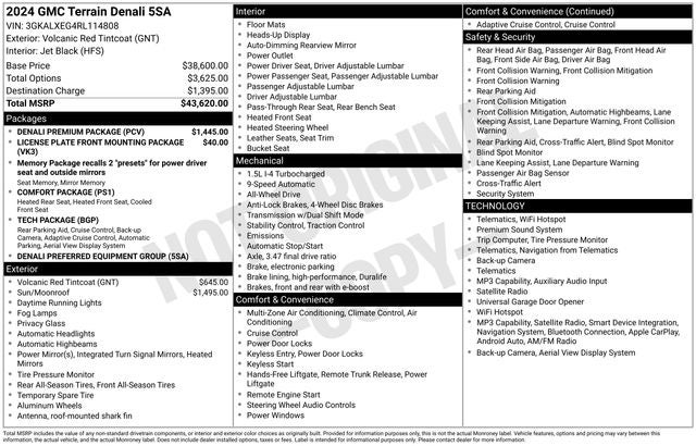 2024 GMC Terrain AWD Denali
