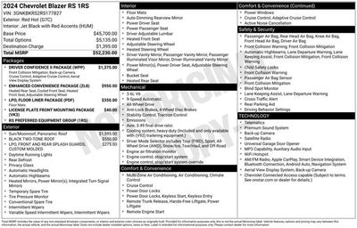 2024 Chevrolet Blazer AWD RS