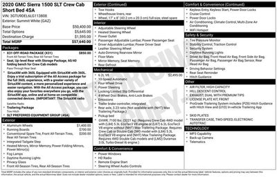 2020 GMC Sierra 1500 4WD Crew Cab Short Box SLT