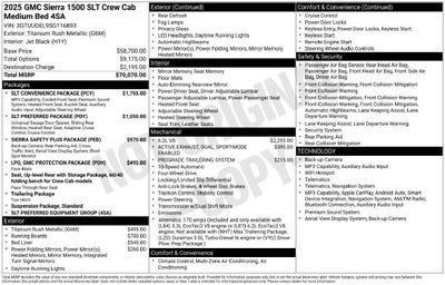 2025 GMC Sierra 1500 4WD Crew Cab Standard Box SLT