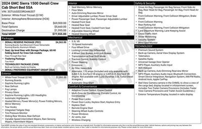 2024 GMC Sierra 1500 4WD Crew Cab Short Box Denali