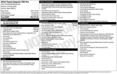 2024 Toyota Sequoia TRD Pro