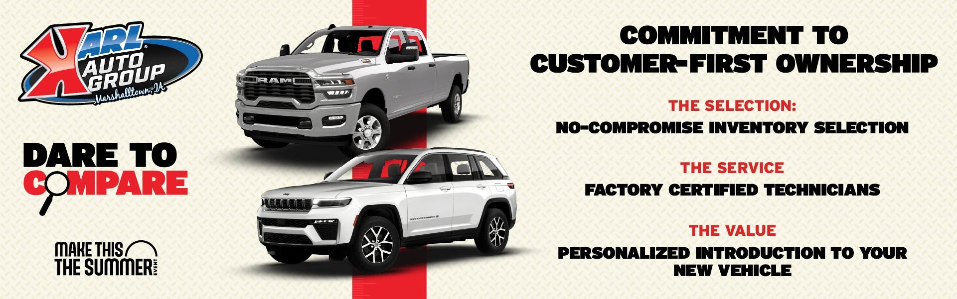 Receive huge discounts on a new Ran Truck at Karl Chrysler Dodge Jeep Ram of Marshalltown