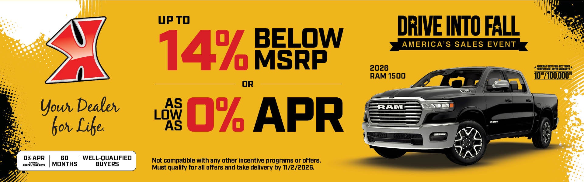 Up to 14% below MSRP on Ram 1500 at Karl Chrysler Dodge Jeep Ram of Marshalltown