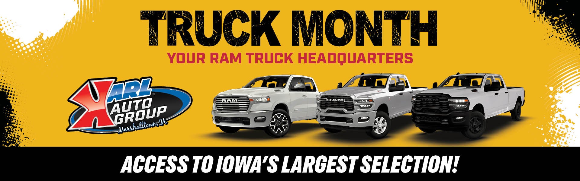 Its Truck Month at Karl Chrysler Dodge Jeep Ram of Marshalltown