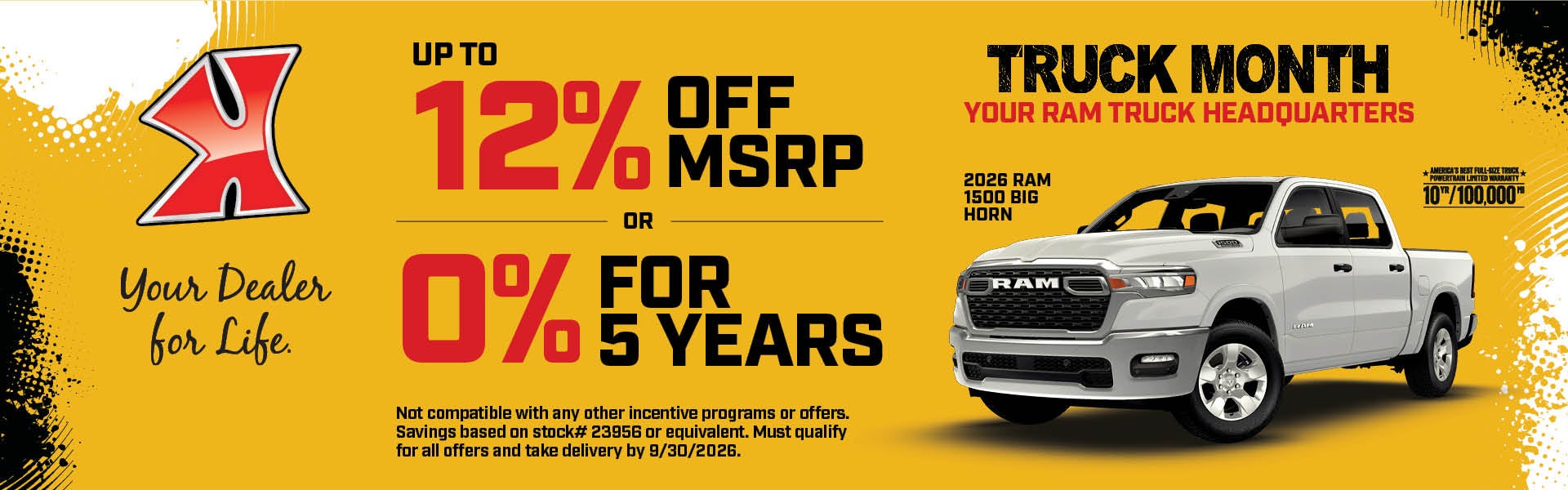 Get 0% for 5 years on Ram at Karl Chrysler Dodge Jeep Ram of Marshalltown